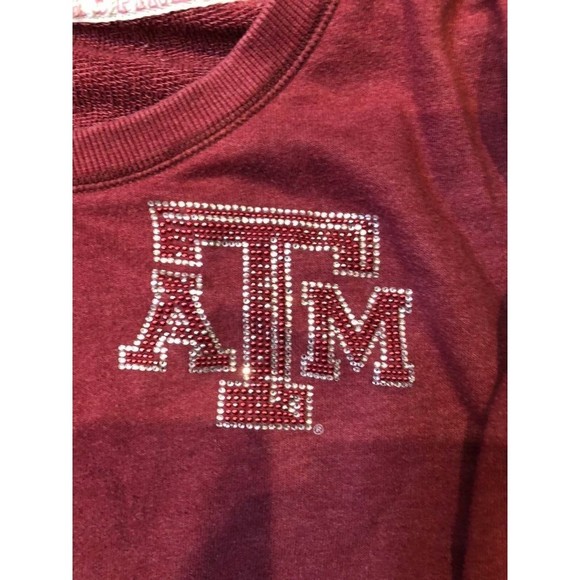 VS Pink Texas A&M Aggies Bling Sweatshirt - Picture 3 of 8
